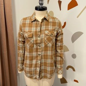 Thread & Supply flannel shirt with slant pockets
